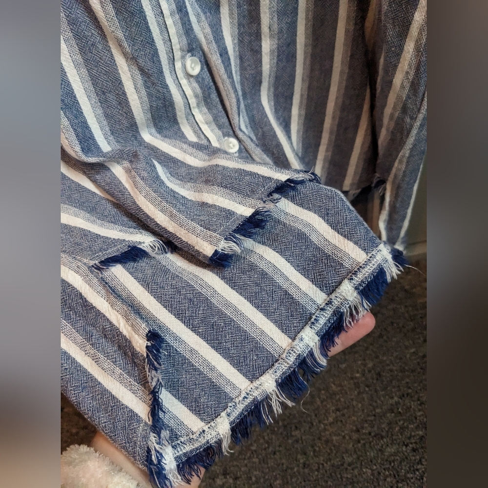 Cloth & Stone Striped button down - Picture 9 of 10